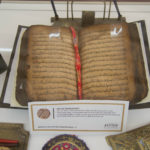 Just one of many historic qur’an at Review of religions exhibition