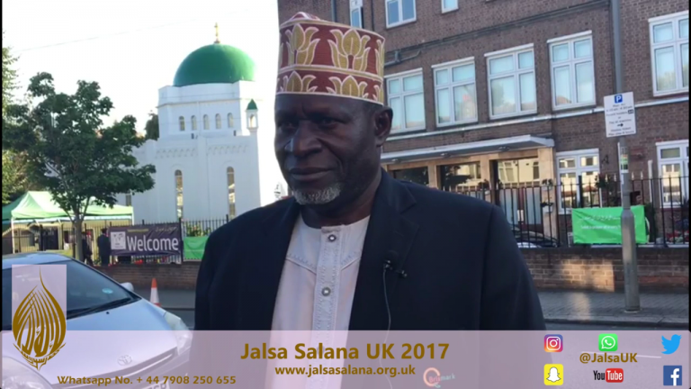 Mohammed Ali sb, Ameer Jamaat Uganda – Jalsa UK 2017