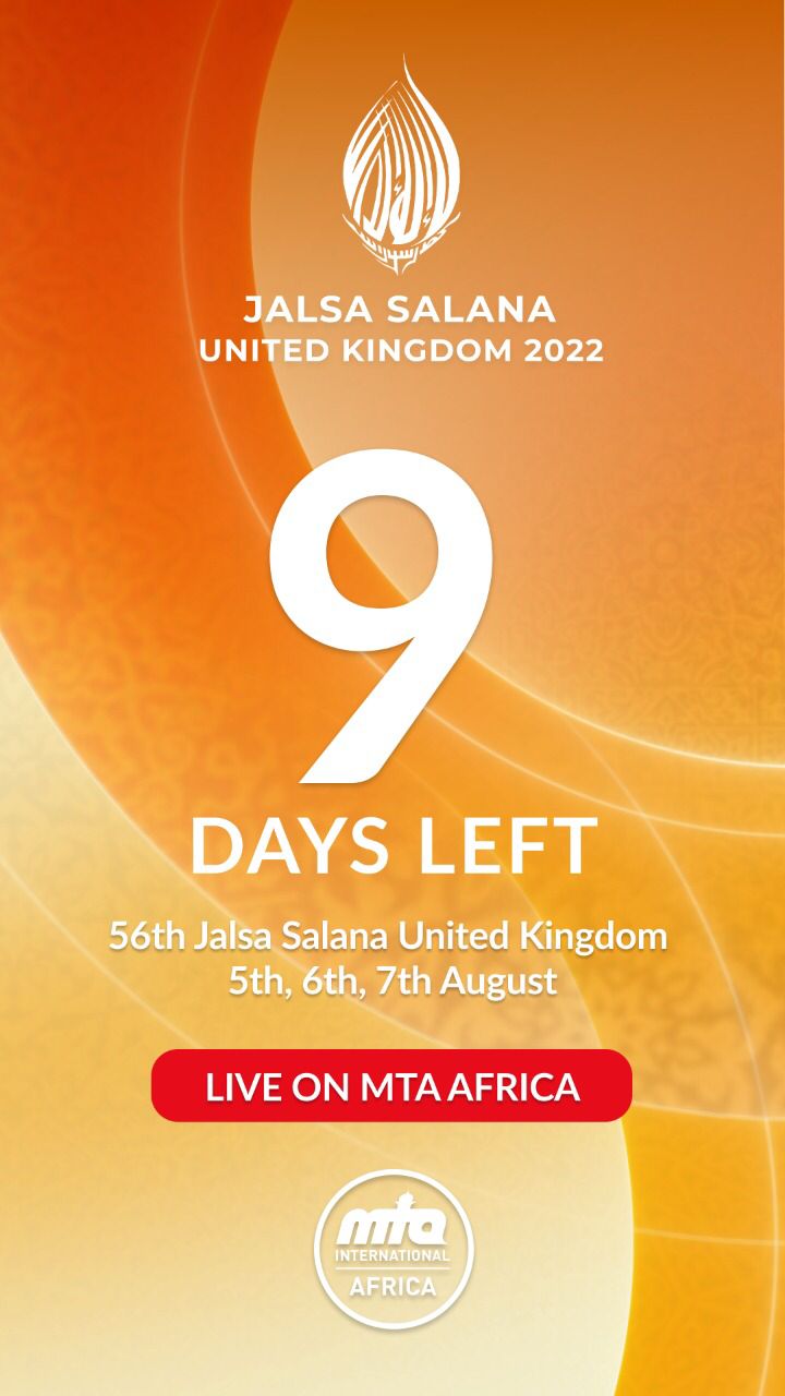 Just 9 days remain for the 56th Jalsa Salana UK 2022