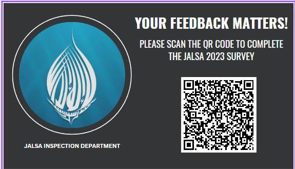 Jalsa Salana 28th-30th July 2023: Inspection Survey