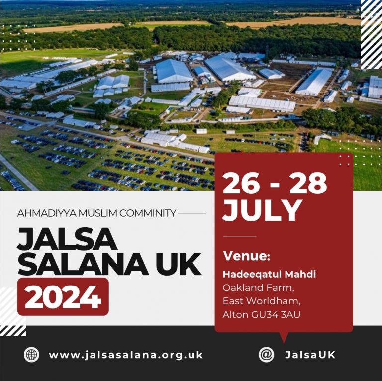 Travel by Train & Coach to Jalsa Salana UK 2024